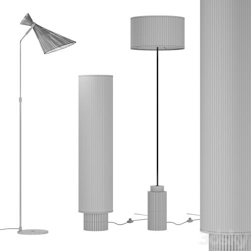 Floor lamps La Redoute set 2