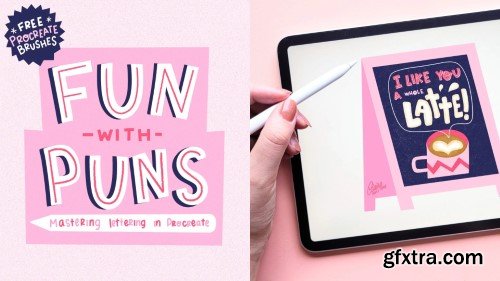 Fun with Puns: Mastering Lettering in Procreate