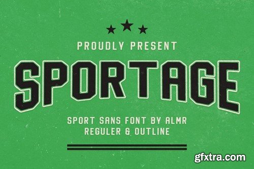 Sportage | retro sporty font DGNEL59