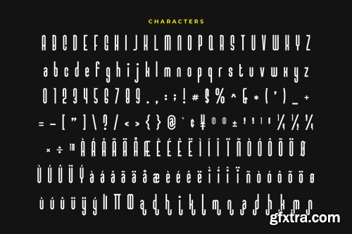 Moendem Condensed Sans Font CU4Y2H5