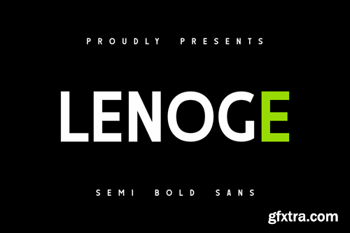 Lenoge Font PGXYXXU