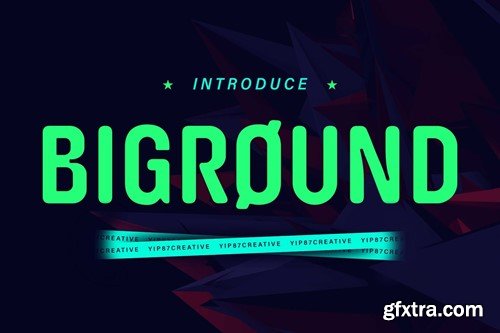 Biground - Modern Futuristic Bold Rounded Sans FG8L7YF