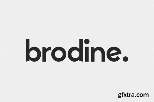 Brodine Modern Sans Font U7V3RSK