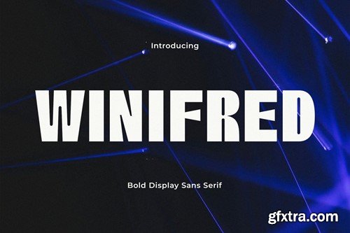 Winifred - Bold Sans Serif Display LRZ5V5B