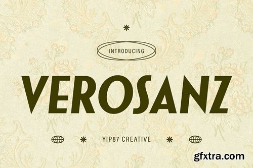 Verosanz - Vintage Italic Art Deco Sans Serif Font YPEKB4B