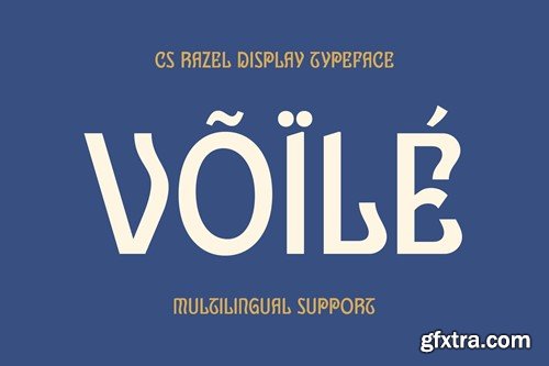 Razel – Art Nouveau Font PKPVPEC