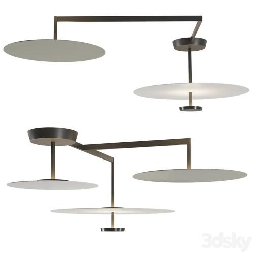 Flat Ceiling Lamp by vibia