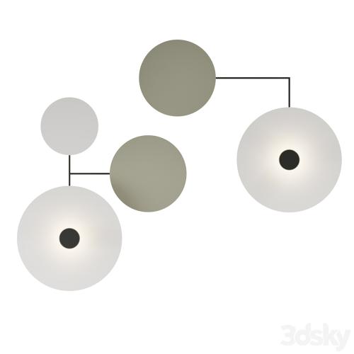 Flat Ceiling Lamp by vibia