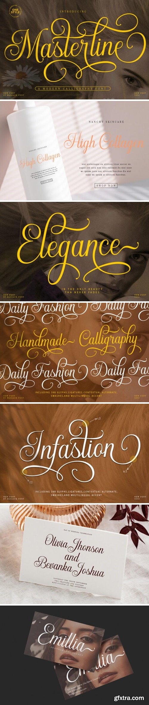 Masterline Calligraphy Font