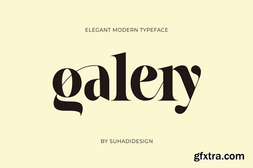 Galery - Elegant Modern Ligature Typeface 4MF5V6W