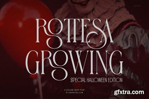 Rottesa Growing Ligature Serif Font 26EEJ6L