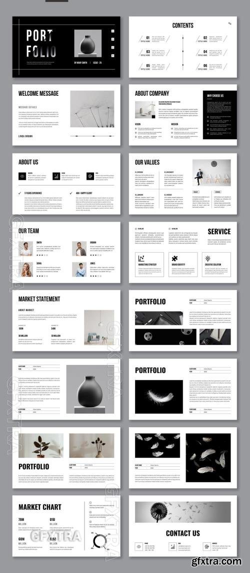 Minimal Portfolio Presentation Template 763771943