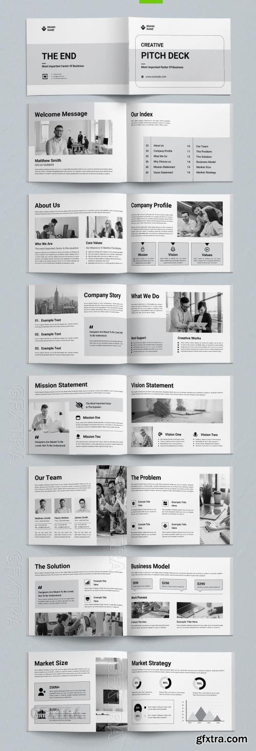 Landscape Pitch Deck Template Design Layout 763771851