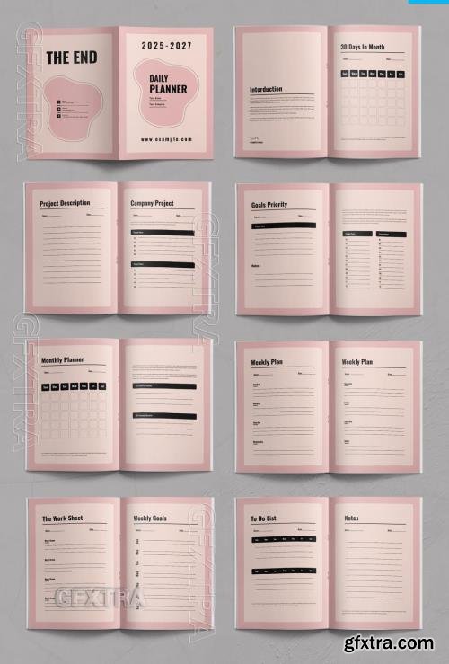 Daily Planner Template 763771538