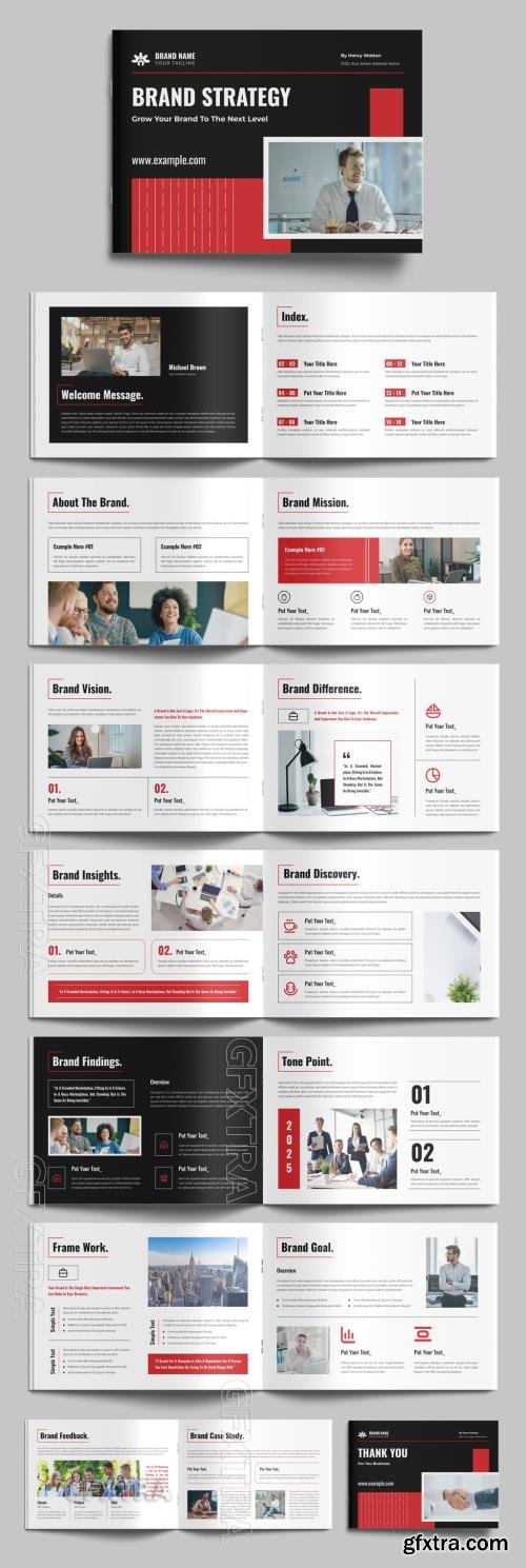 Brand Strategy Brochure Template Landscape 752815702