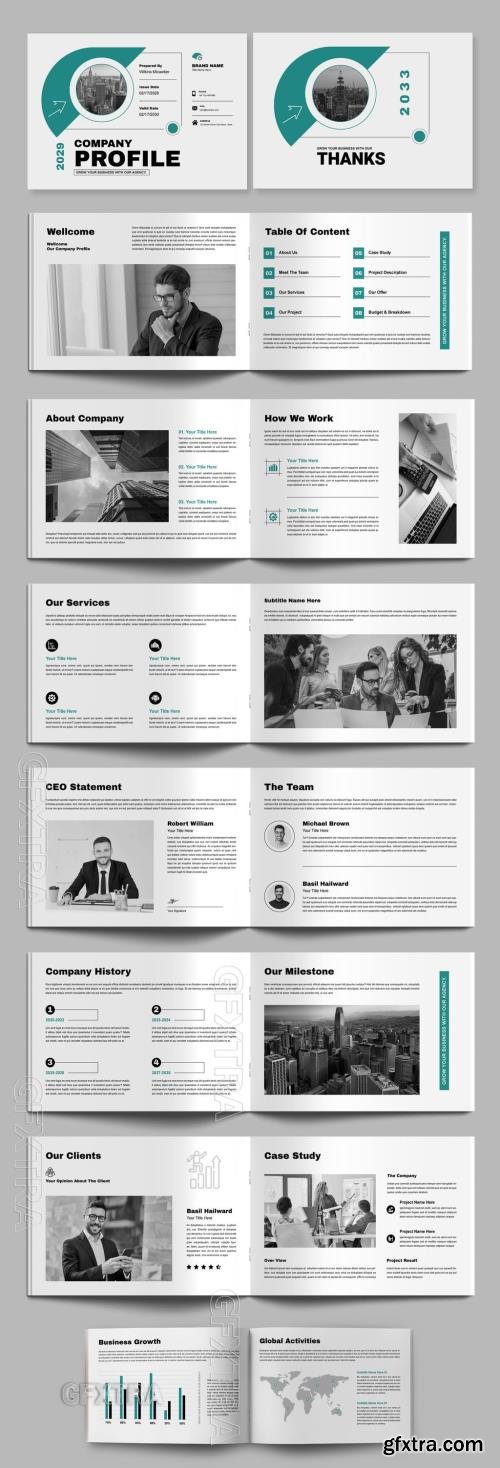 Company Profile Design Layout 752815643