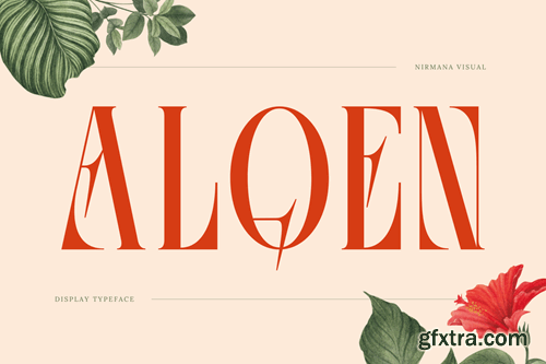 Alqen- Branding Logo Font PL895QU