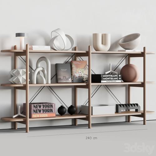 086 BROSA Dominic Wide Bookshelf 00