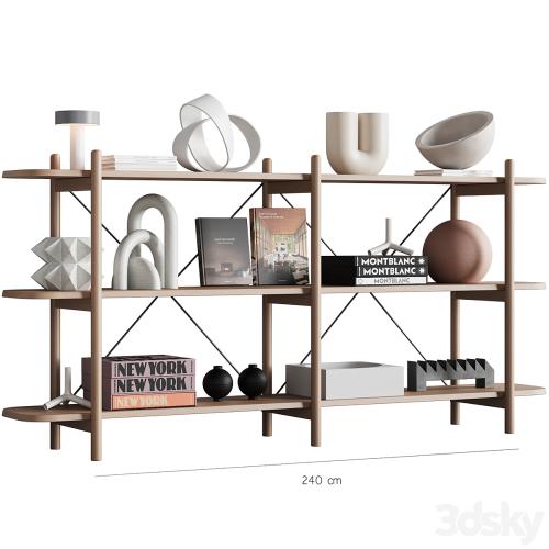 086 BROSA Dominic Wide Bookshelf 00