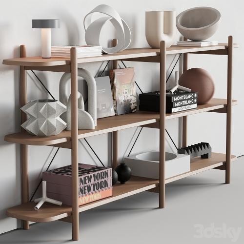 086 BROSA Dominic Wide Bookshelf 00