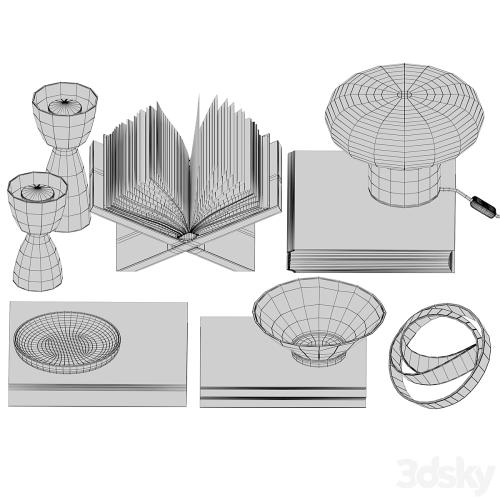 Coffee table decor set 032