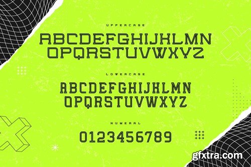 Nova Hawks - Sport Display Typeface JKNNFCP