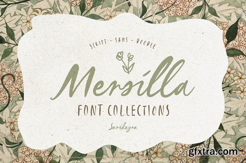 Mersilla - Font Collections + Doodle 2JM55A7