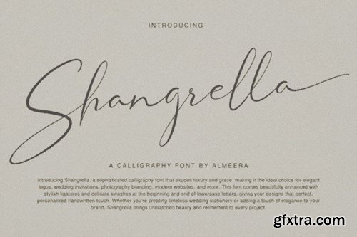 Shangrella Wedding Calligraphy BZV9Z3T