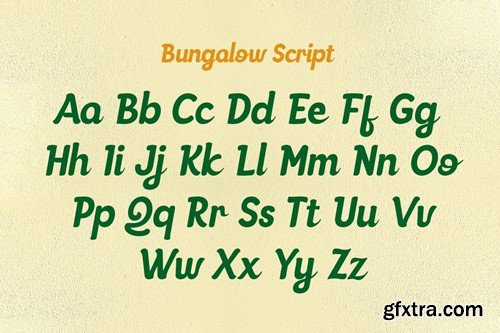 Bungalow - Modern Script Font 3ZRGYMT