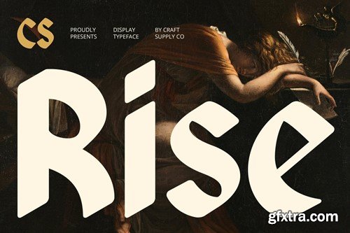 Rise – Blackletter Font M8J434T