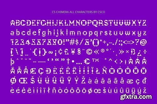 Chimera – Psychedelic Font BN5QJ4C