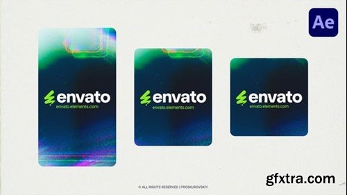 Videohive Vertical Glitch Horror Logo 54995817