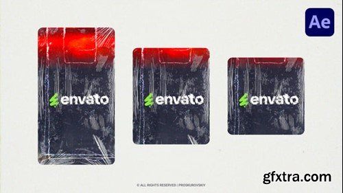 Videohive Vertical Plastic Texture Logo 54995760