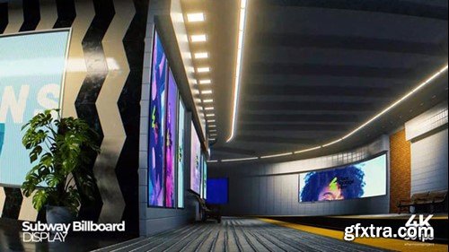 Videohive Subway Billboard Mockup 54967337