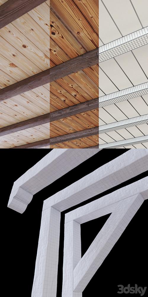 Decorative wooden beams