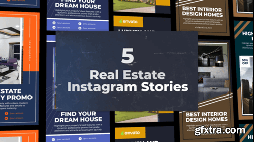 Videohive 5 Real Estate Instagram Pack 54946880