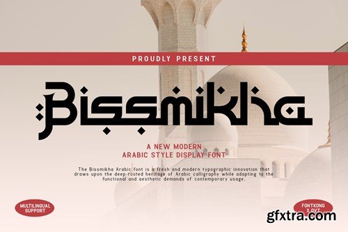 Bissmikha – A New Modern Arabic Style Display Font AALZXXZ