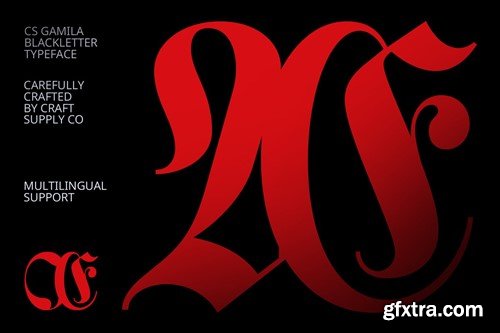 Gamila – Blackletter Font 2KD8EMQ