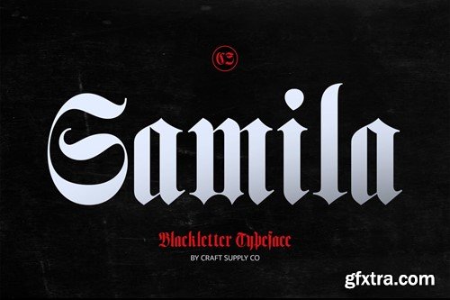 Gamila – Blackletter Font 2KD8EMQ