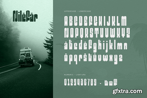 Nilefar - Unique Bold Typeface UUG6R3Z