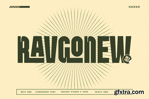 Ravgonew - Sport & Condensed Sans XF5VM65