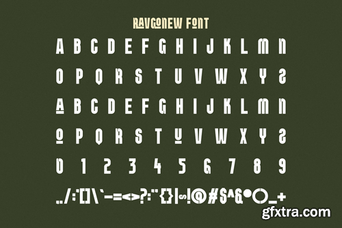 Ravgonew - Sport & Condensed Sans XF5VM65