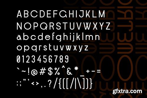 Gorphy Inktrap Modern & Elegant Sans Serif 3L279TE