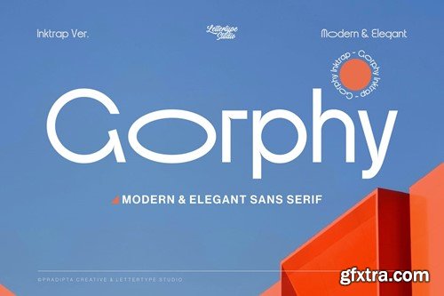 Gorphy Inktrap Modern & Elegant Sans Serif 3L279TE