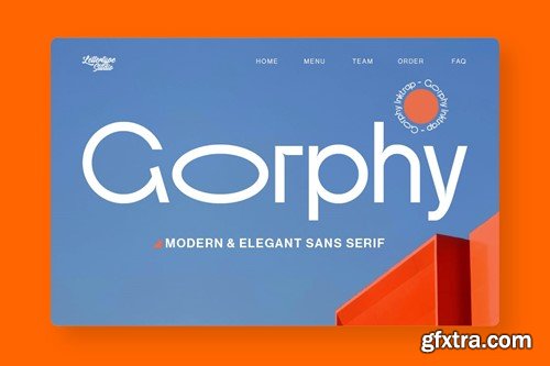 Gorphy Inktrap Modern & Elegant Sans Serif 3L279TE