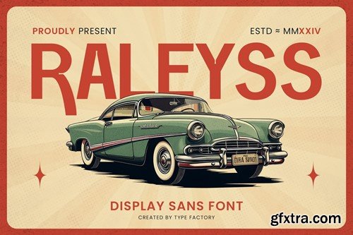 Raleyss - Display Sans Font 2P4D2GD