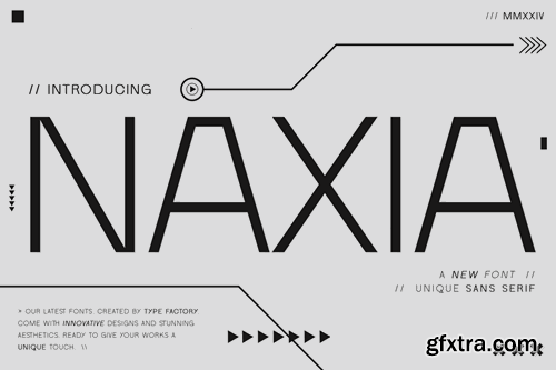 Naxia - Unique Sans Serif Font S7G73EJ