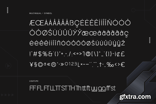 Naxia - Unique Sans Serif Font S7G73EJ