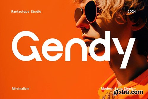 Gendy Modern Sans Font CJA5TTG