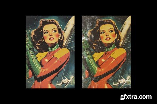 Retro Comic Photo Effect EYKN59H